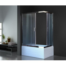 Душевой угол Royal Bath RB8120BP-C-CH L (матовое) левый
